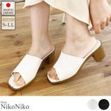 日本製 冬新作 スクエアトゥミュールサンダルシューズ | ShopNikoNiko | 詳細画像1 