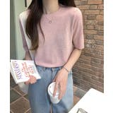 ピンク | 春新作 ベーシック 半袖 | ShopNikoNiko