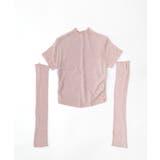 冬新作 アームカバー付き クロップド丈トップス | ShopNikoNiko | 詳細画像16 