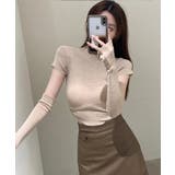 冬新作 アームカバー付き クロップド丈トップス | ShopNikoNiko | 詳細画像5 