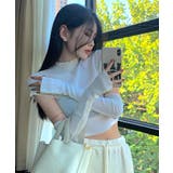 冬新作 アームカバー付き クロップド丈トップス | ShopNikoNiko | 詳細画像9 