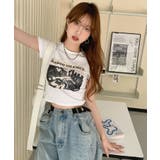春新作 フォトプリント クロップド丈 | ShopNikoNiko | 詳細画像10