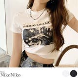 春新作 フォトプリント クロップド丈 | ShopNikoNiko | 詳細画像1