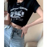 春新作 ロゴプリント クロップド丈 | ShopNikoNiko | 詳細画像4