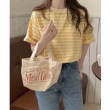 イエロー | 冬新作 ハートロゴ クルーネック | ShopNikoNiko