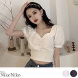 冬新作 クロップド丈 シャーリング | ShopNikoNiko | 詳細画像1