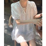 冬新作 Vネック レース刺繍 | ShopNikoNiko | 詳細画像4 