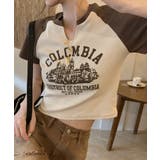 ベージュ | 春新作 スリットネック クロップド丈 | ShopNikoNiko