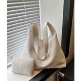 ホワイト | 冬新作 編み込み風 PUレザー | ShopNikoNiko