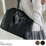 冬新作 ベルトデザイン PUレザートートバッグ | ShopNikoNiko | 詳細画像1 