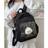 ブラック | 春新作 クリアポケット付き 推し活 | ShopNikoNiko