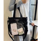 春新作 クリアポケット付き フリルトートバッグ韓国バッグ | ShopNikoNiko | 詳細画像8