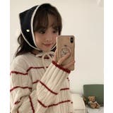 冬新作 バイカラーニット 紐付 | ShopNikoNiko | 詳細画像7 