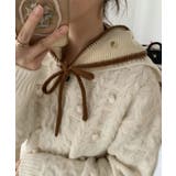 冬新作 バイカラーニット 紐付 | ShopNikoNiko | 詳細画像11 