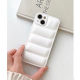 ホワイト | 春新作 ダウンジャケット風 スマホケース | ShopNikoNiko