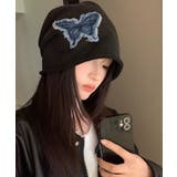 春新作 バタフライデニムパッチ ビーニー | ShopNikoNiko | 詳細画像6