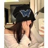 春新作 バタフライデニムパッチ ビーニー | ShopNikoNiko | 詳細画像8