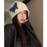 春新作 バタフライデニムパッチ ビーニー | ShopNikoNiko | 詳細画像9