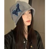春新作 バタフライデニムパッチ ビーニー | ShopNikoNiko | 詳細画像18