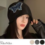 春新作 バタフライデニムパッチ ビーニー | ShopNikoNiko | 詳細画像1
