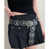 ブラック | 冬新作 ヴィンテージ風 ワイドサークルバックル | ShopNikoNiko