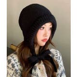 春新作 紐付き フードニットキャップ韓国カジュアル | ShopNikoNiko | 詳細画像5