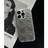シルバー | 春新作 iPhoneケース ダイヤキルティング風 | ShopNikoNiko