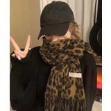 イエロー | 冬新作 レオパード柄 大判 | ShopNikoNiko