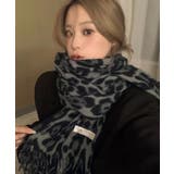 グレー | 冬新作 レオパード柄 大判 | ShopNikoNiko