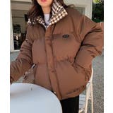 ブラウン | 冬新作 ブロックチェック オーバーサイズ | ShopNikoNiko