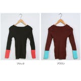 春新作 配色スリーブ スリムフィット | ShopNikoNiko | 詳細画像2
