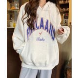 グレー | 冬新作 ビッグシルエット カレッジロゴ | ShopNikoNiko