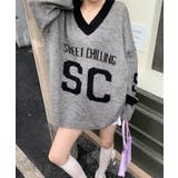 グレー | 春新作 オーバーサイズ ユニフォーム風 | ShopNikoNiko