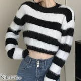 春新作 ショート丈 ボーダー | ShopNikoNiko | 詳細画像1
