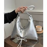 シルバー | 春新作 2way レースアップリボン | ShopNikoNiko