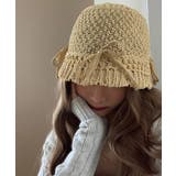 ベージュ | 春新作 リボン クロシェ編み | ShopNikoNiko