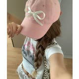 春新作 フロントリボン カラーキャップ | ShopNikoNiko | 詳細画像13