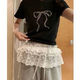 ホワイト | 春新作 レース レイヤード | ShopNikoNiko