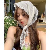 ホワイト | 冬新作 レースドッキング バブーシュカ | ShopNikoNiko