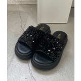 ブラック | 冬新作 スパンコール ボリューム | ShopNikoNiko