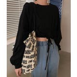 ブラック | 冬新作 クロップド丈 裾絞りスウェットma | ShopNikoNiko