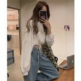 冬新作 クロップド丈 裾絞りスウェットma | ShopNikoNiko | 詳細画像11 