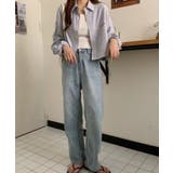 春新作 ストライプ柄 クロップドシャツma | ShopNikoNiko | 詳細画像10