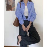 春新作 ストライプ柄 クロップドシャツma | ShopNikoNiko | 詳細画像17