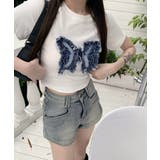 冬新作 バタフライデニムパッチ クロップド丈 | LOVERS | 詳細画像10 