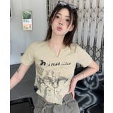 ベージュ | 冬新作 スリットネック ショート丈 | ShopNikoNiko