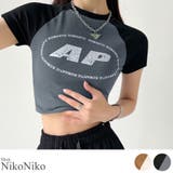 春新作 ロゴプリント ラグラン | ShopNikoNiko | 詳細画像1