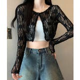 ブラック | 冬新作 フラワーレース ショート丈 | ShopNikoNiko