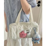 冬新作 リボンキルティング クリアポケット付き | ShopNikoNiko | 詳細画像9