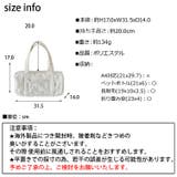 冬新作 リボンキルティング クリアポケット付き | ShopNikoNiko | 詳細画像3